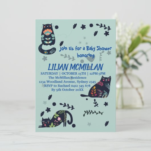 キャット・ミー・もしユー・キャット・おもしろい招待状 招待状 (スタンド正面)