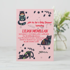 キャット・ミー・もしユー・キャット・おもしろい招待状 招待状