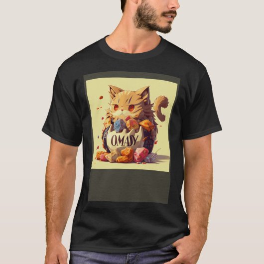 キャット ライオン キャンディ Tシャツ (正面)