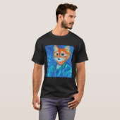 キャット・ヴァン・ゴッシュ3 Tシャツ (正面フル)