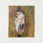 キャット・威厳があるマッケ・タペストリー タペストリー (正面)