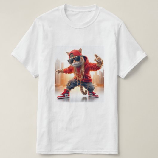 キャット Tシャツ (デザイン正面)