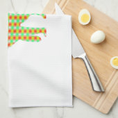 キャッパターン(の模様が)あるト キッチンタオル (四つ折り)