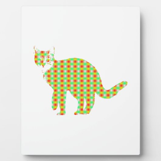 キャッパターン（の模様が）あるト フォトプラーク (正面)