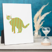 キャッパターン（の模様が）あるト フォトプラーク (側面)