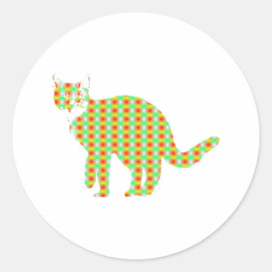 キャッパターン(の模様が)あるト ラウンドシール