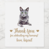 キャッパーソナライズされたク結婚ズ ワインラベル (シングルラベル)