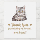 キャッパーソナライズされたク結婚ズ ワインラベル (シングルラベル)