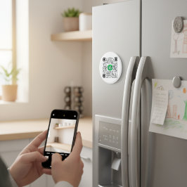 キャッパーソナライズされたシュアプリQRコード磁石 マグネット