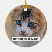 キャッパーソナライズされたトフォトクラシック セラミックオーナメント (正面)