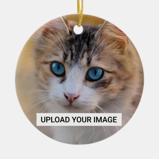 キャッパーソナライズされたトフォトクラシック セラミックオーナメント (正面)