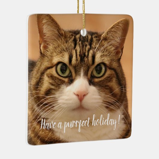 キャッパーソナライズされたトペット記念ホリデー セラミックオーナメント (右)