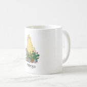 キャッパーソナライズされたトマグ コーヒーマグカップ (正面右)