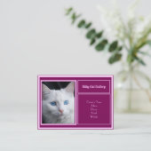 キャッパーソナライズされたトル用名刺 名刺 (スタンド正面)