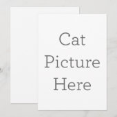 フラット招待状, サイズ: 12.7cm x 17.8cm, ペーパー: シグネチャーマット, 封筒: ホワイト (正面/裏面)