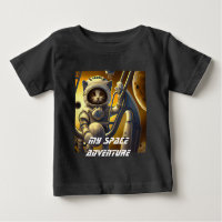 キャッパーソナライズされたト宇宙飛行士イラストレーションTシャツ