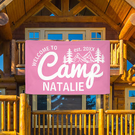 キャッパーソナライズされたプバチェロレッテクール歓迎 横断幕