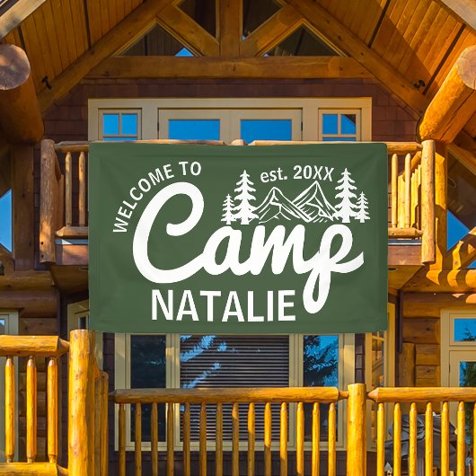 キャッパーソナライズされたプバチェロレッテクール歓迎 横断幕