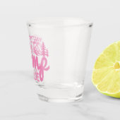 キャッパーソナライズされたプバチェロレッテブリデスメイド ショットグラス (右)