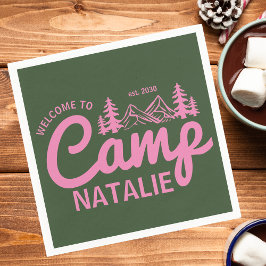 キャッパーソナライズされたプバチェロレッテブリデスメイド スタンダードカクテルナプキン