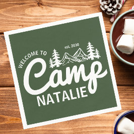 キャッパーソナライズされたプバチェロレッテブリデスメイド スタンダードカクテルナプキン