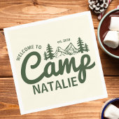 キャッパーソナライズされたプバチェロレッテブリデスメイド スタンダードカクテルナプキン