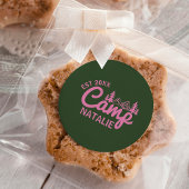 キャッパーソナライズされたプバチェロレッテブリデスメイド ラウンドシール