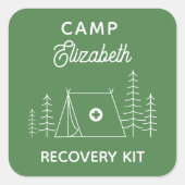 キャッパーソナライズされたプバチェロレッテ回復キット スクエアシール (正面)