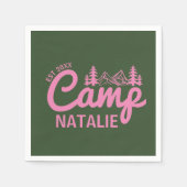 キャッパーソナライズされたプバチェロレッテ スタンダードカクテルナプキン (正面)