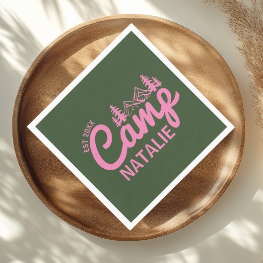 キャッパーソナライズされたプバチェロレッテ スタンダードカクテルナプキン