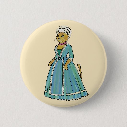 キャッビクトリアントクイーンムーザーの歴史バフ 缶バッジ (正面)