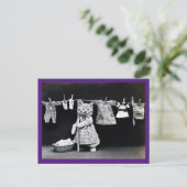 キャッビクトリアント、ヴィンテージ、キャットアートポストカード ポストカード (スタンド正面)