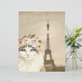 キャッファンシート&エッフェルタワースクラップブック紙 (スタンド正面)