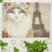 キャッファンシート&エッフェル キッチンタオル (折り畳み)