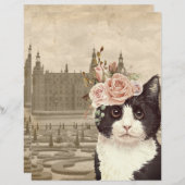 キャッファンシート&ザキャッスルスクラップブック紙 (正面/裏面)