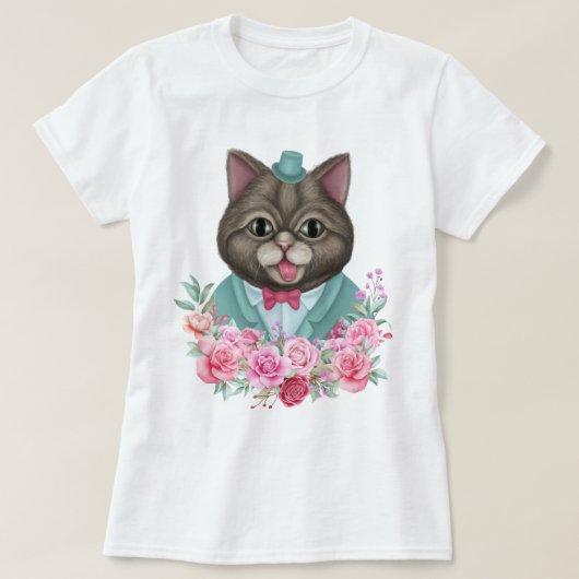 キャッファンシート Tシャツ (デザイン正面)