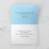 キャッファンシービクトリアントクリスマスツリー聖句 シーズンカード (内部)