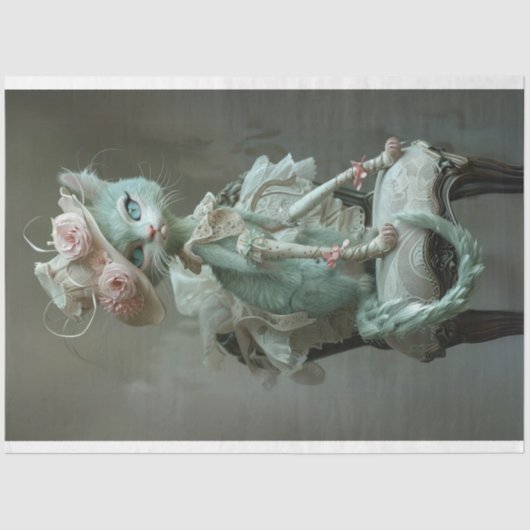 キャッフランスのお洒落クの切り離 薄葉紙 (正面)