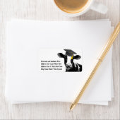 キャップおもしろいの卒業祝い ラベル (インサイチュ)