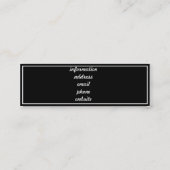 キャップとディプロマが入ったかわいい漫画の卒業フクロウ コーリングカード (裏面)