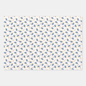 キャップと卒業証書 ラッピングペーパーシート (正面3)