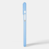 キャップのミッドスイングのゴルファー – 青に名前を追加淡い色のする Case-Mate iPhoneケース (裏面 / 左)