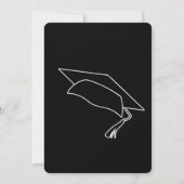 キャップガウン卒業パーティおもしろいを行ってる 招待状 (裏面)