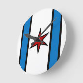 キャップシールド壁ブロック ラウンド壁時計 (傾斜)