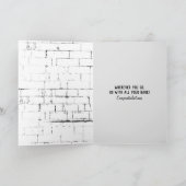 キャップ付きゴールデンレトリバー卒業 カード (内部)