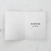 キャップ付きゴールデンレトリバー カード (内部)