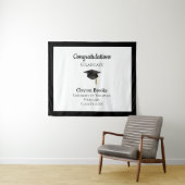 キャップ付き卒業 タペストリー (インサイチュ(横))