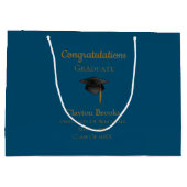 キャップ付き卒業 ラージペーパーバッグ (裏面)