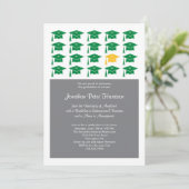 キャップ卒業招待状 招待状 (スタンド正面)