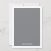 キャップ卒業招待状 招待状 (裏面)